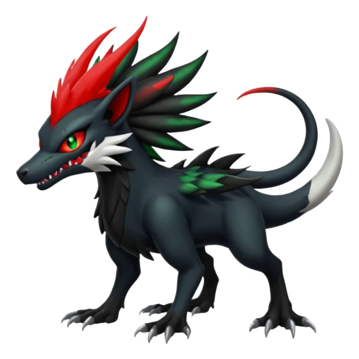 Silvally-Nargacuga-Venom-fusion sticker