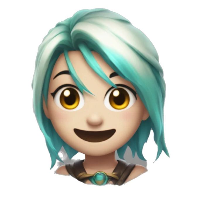 Jinx from league of legends  sticker