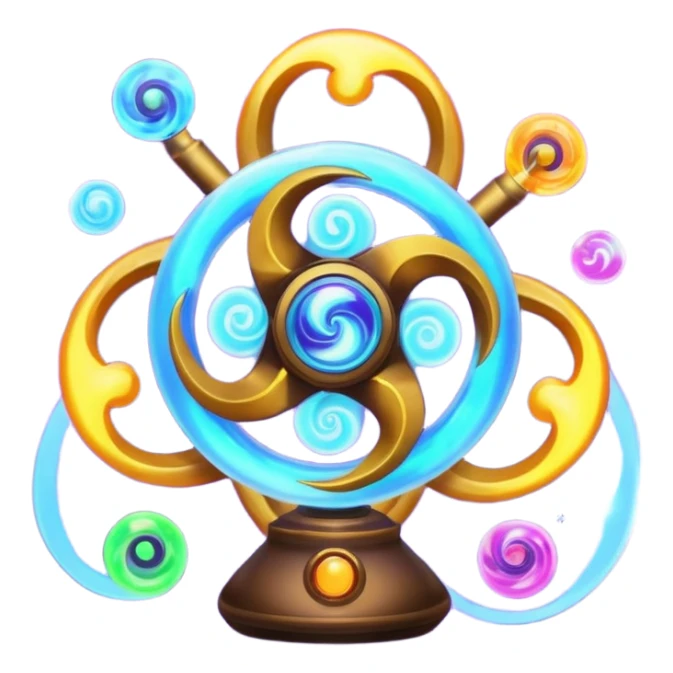 psychic triskelion glowing optical illusionary paranormal fidget spinner planet orb galaxy lava lamp plasma ball plasma lamp light  sticker