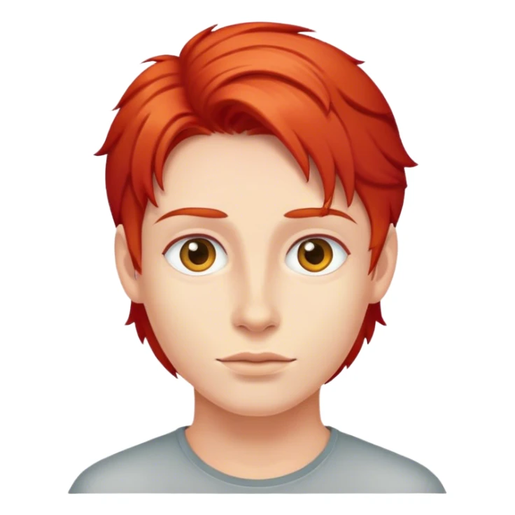 red hair kurumi sticker