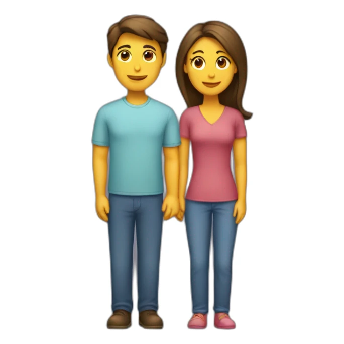 Femme sur dos homme sticker