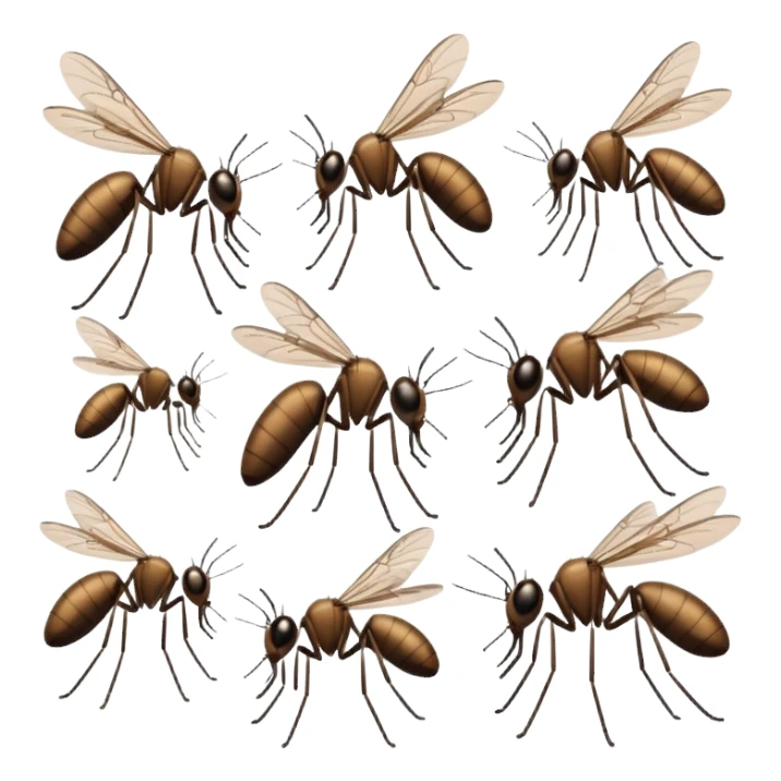 Mosquitoes pics sticker