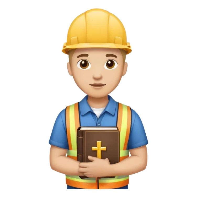 Un electricista con fuego cristiano sticker