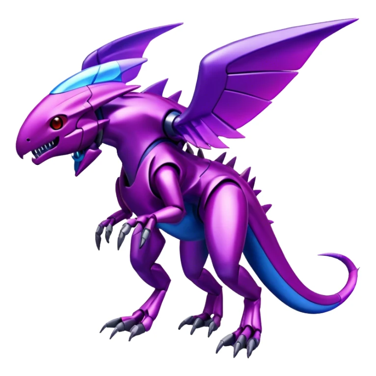  Cool Edgy Shiny Ethereal Legendary Digimon-Genesect-Palkia-hybrid full body sticker