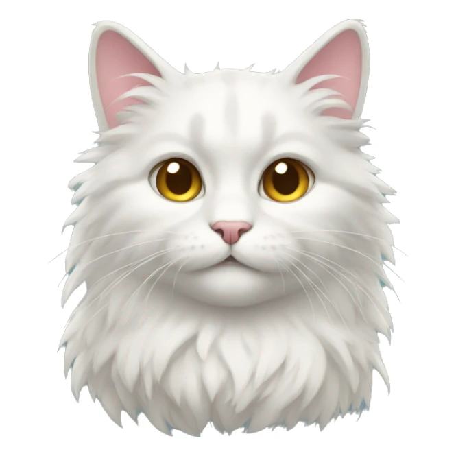 fluffy cat sticker