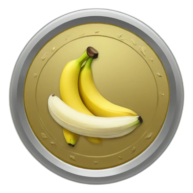 banana coin sticker