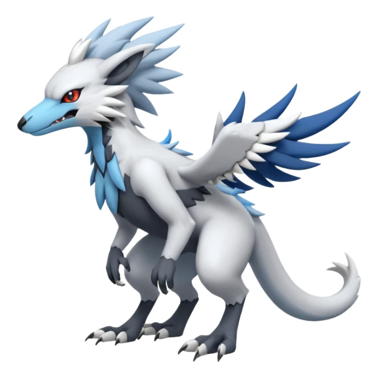 Sergal-Silvally-Fakémon-creature-fusion (full body) sticker