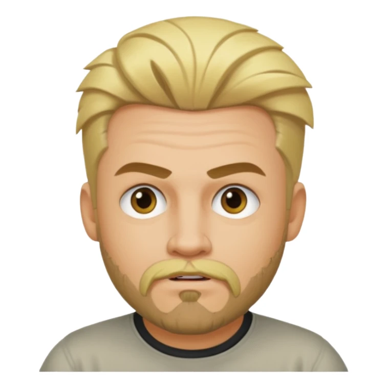 Shifty Shellshock from Crazy Town with blonde hair sticker