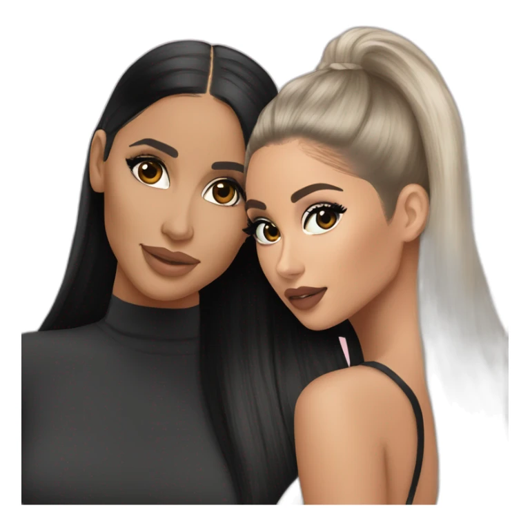Ariana grande and kim k sticker