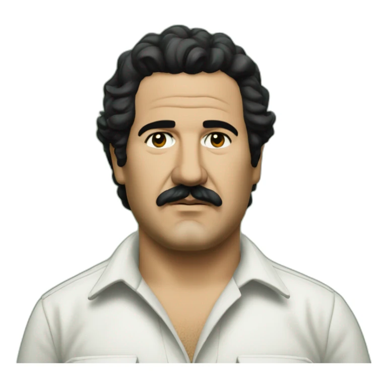 Pablo escobar avec le drapau de l'algerie sticker