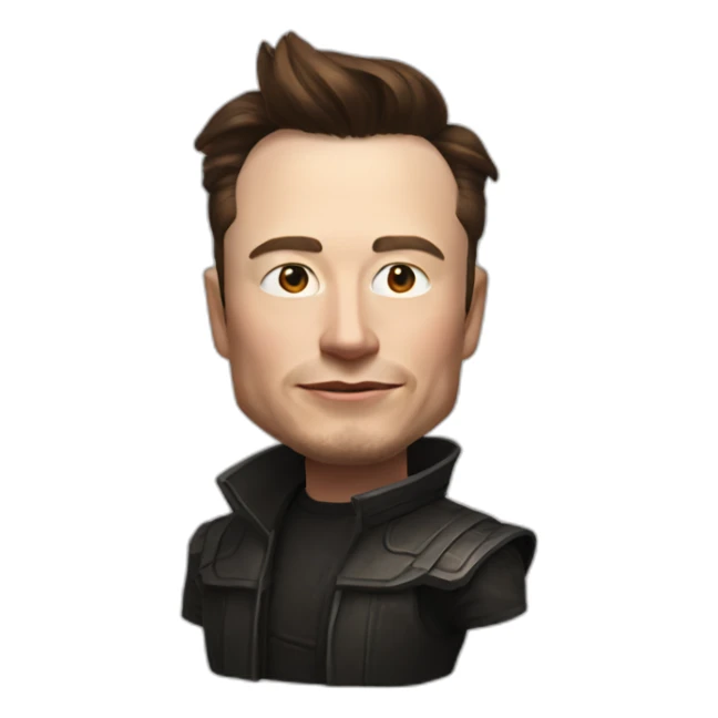elon musk in diablo 4 sticker