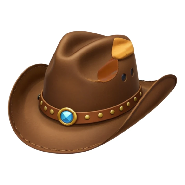 Just a Cowboy hat cartoonish sticker