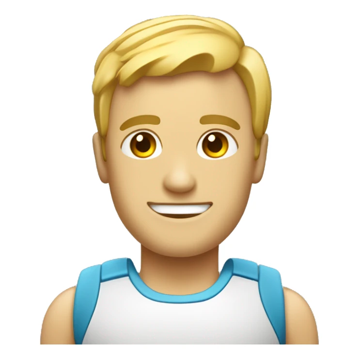 persona con un pie robótico haciendo gimnasia artística  sticker