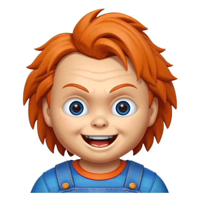 Un emojin de chuky sticker