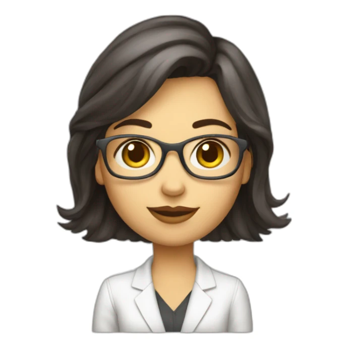 Alena Mocová brunet girl architect sticker