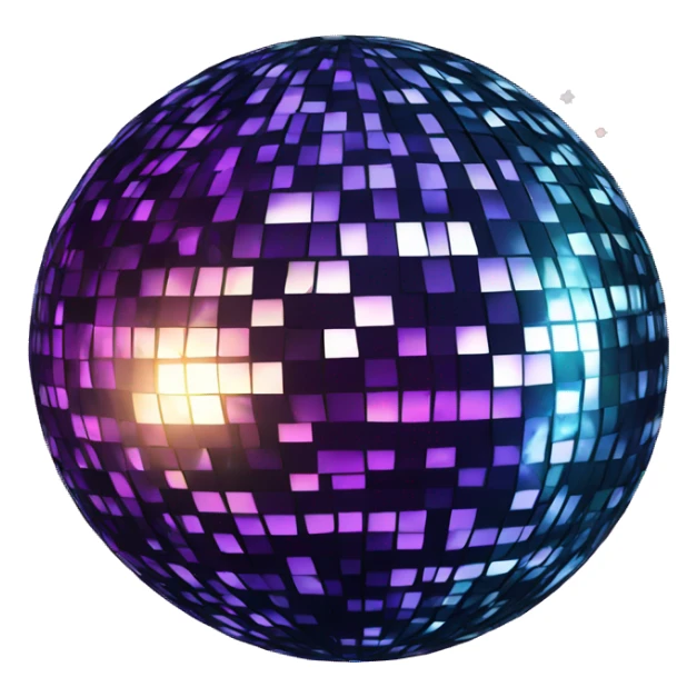galaxy disco ball sticker
