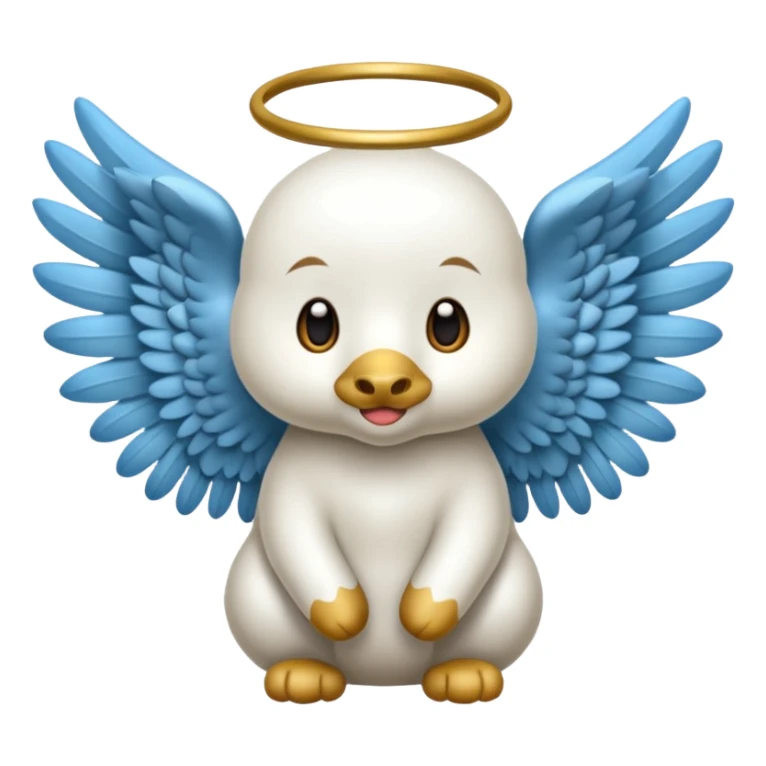 un animal ange de mongolie sticker