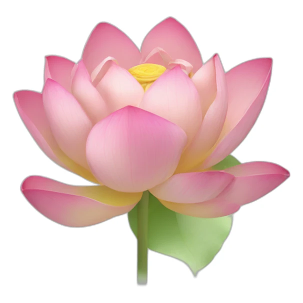 Lotus and Rose hybrid flower sticker