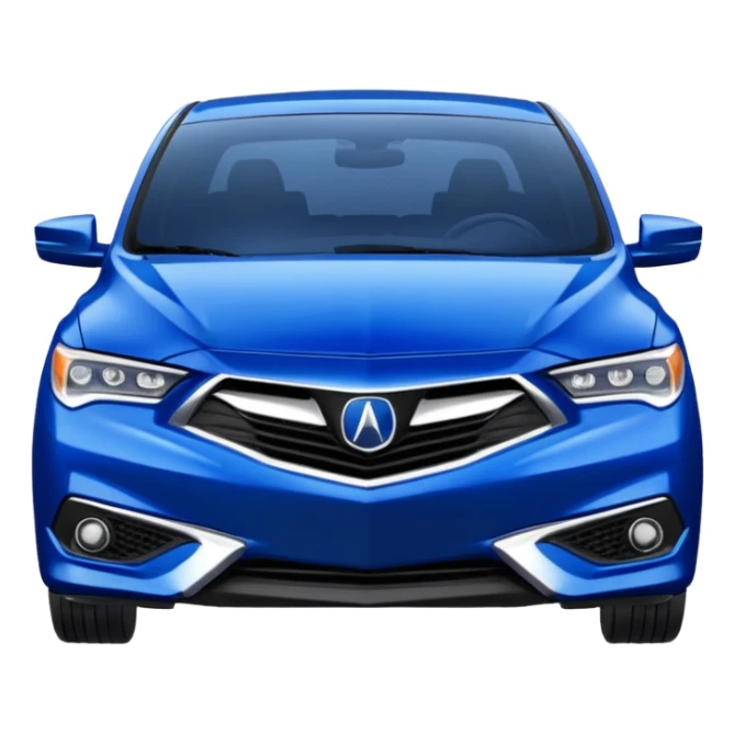 Blue Acura ilx 2023 sticker