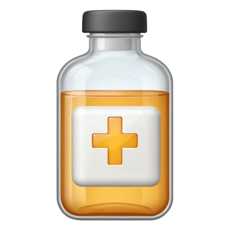 medicine bottle in case in nutral colors sticker