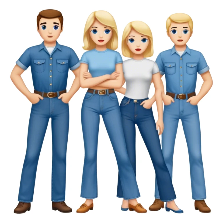 Hippies in blue jeans protesting in the 1960's sticker