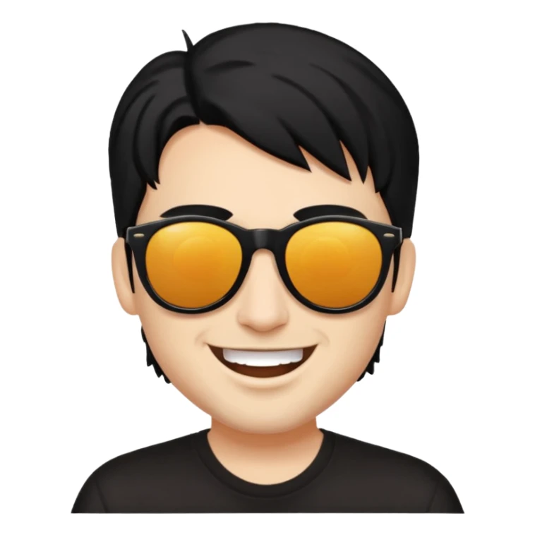 Bret Epic Mazur from Crazy Town with black hair sticker