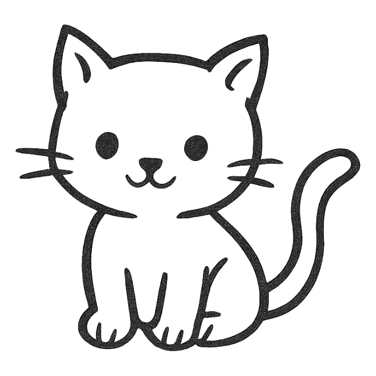 kitten sticker