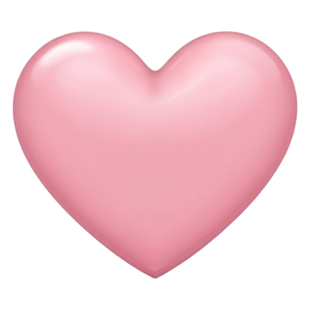 Light pink heart  sticker