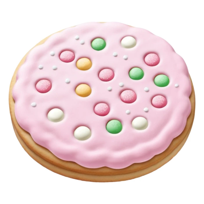 Light pink and white milk and cookies for santa sticker