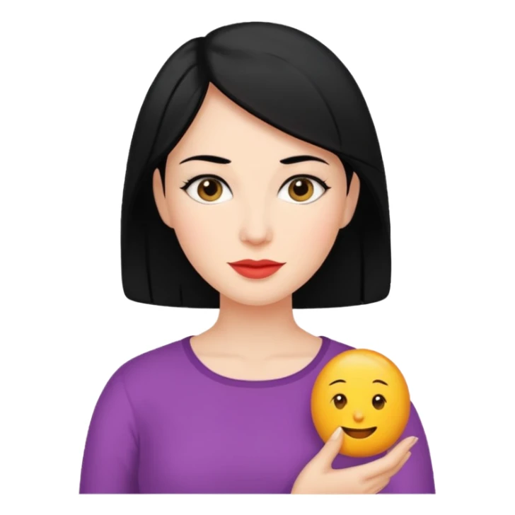 Best mom in the world with black hair sticker