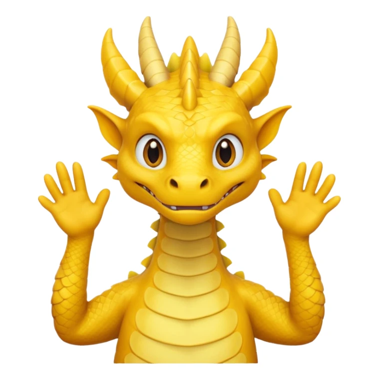 Draw a dragon that has his hands over his head (confused?) like psyduck and a head tilted sticker