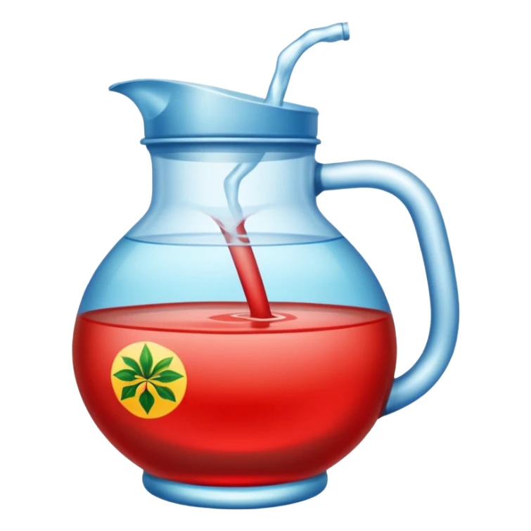 Jarra de agua sabor jamaica sticker