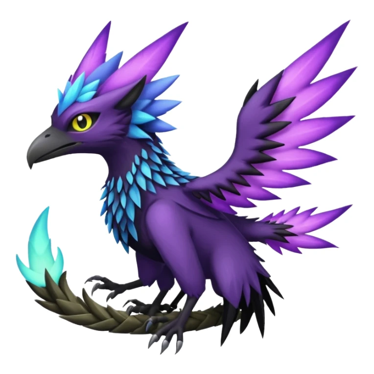 Trico-Nargacuga-Lunala-Vikavolt-fusion sticker