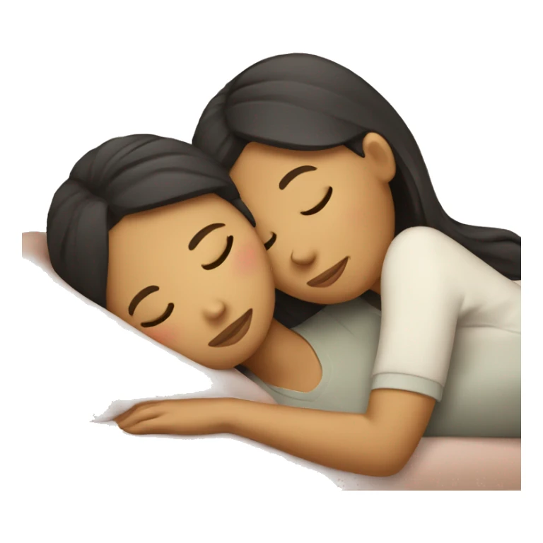 Australian Filipina Couple napping sticker