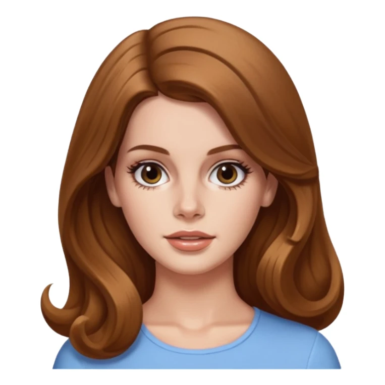 Lana del rey hairflip sticker