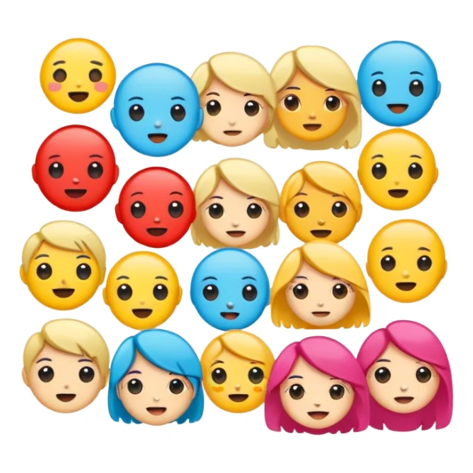 Cute cartoon sticker, simple flat design, bold outline, bright colors, chibi style, expressive face, minimal background, vector style, high contrast, emoji-like, transparent background, sticker pack style sticker