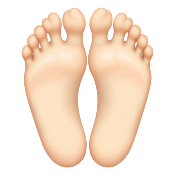 two feet holding each other like hands sticker