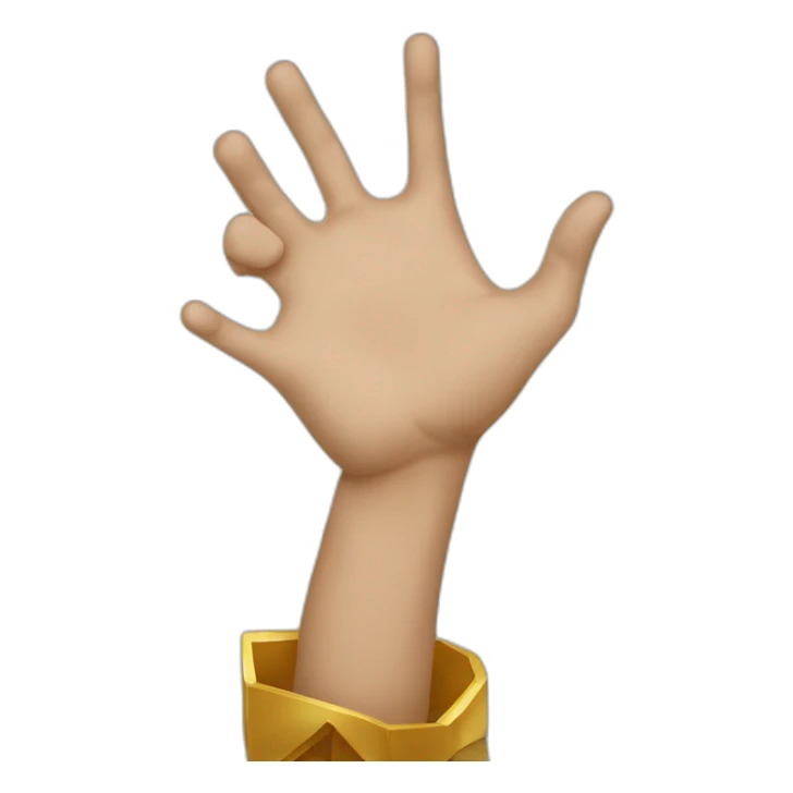 Offne Hand die Geld bekommt  sticker