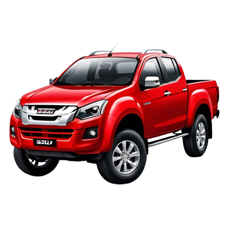 Isuzu D-MAX - Isuzu (Model Year: 2024) (Iconic colour: Red) sticker