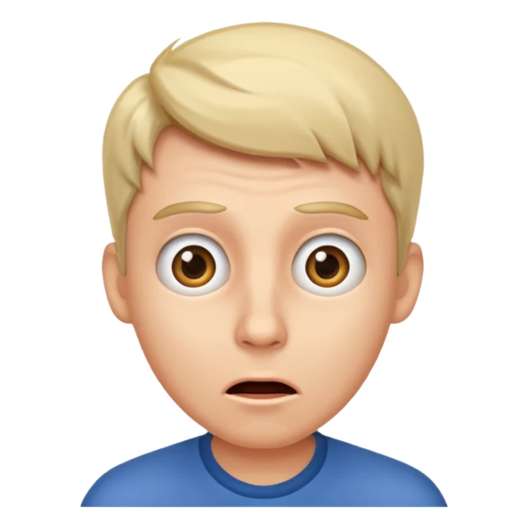 dame un emoji de hombre que de a entender algo sorprendente sticker