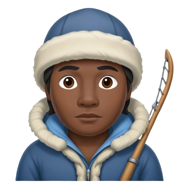 Inuit fisherman sticker
