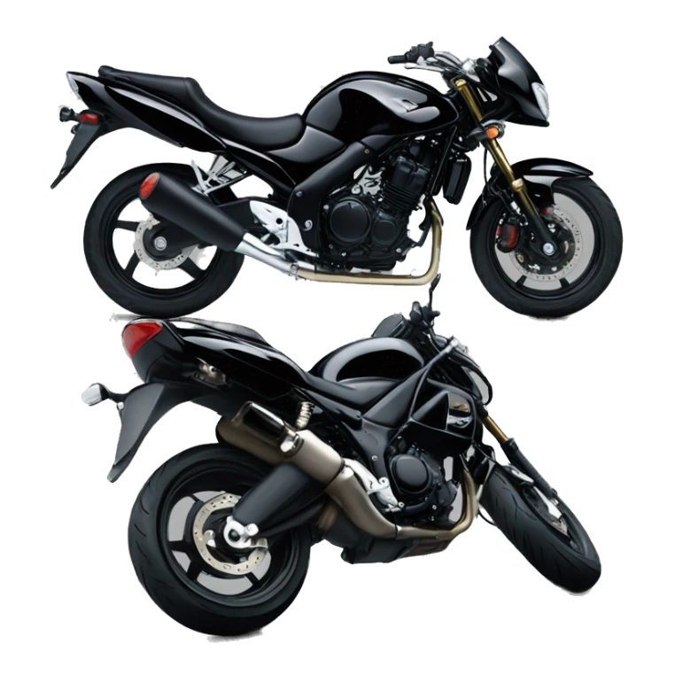 a black suzuki bandit 1200 S 1998 sticker