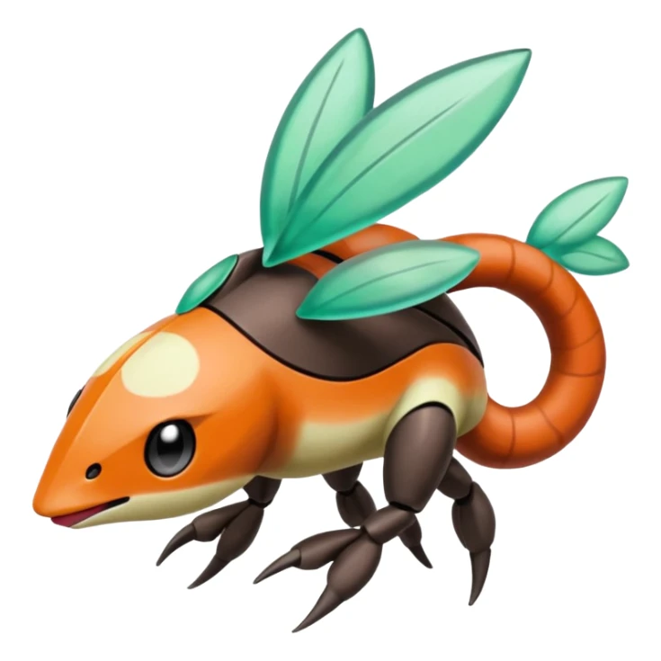 Meloetta-Vibrava-Trapinch-Sigilyph-Pokémon-Fakémon-hybrid-fusion-creature sticker