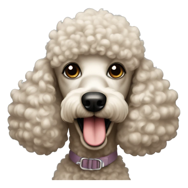 The poodle sticker