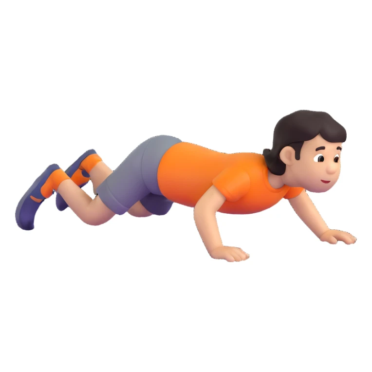 person crawling sticker