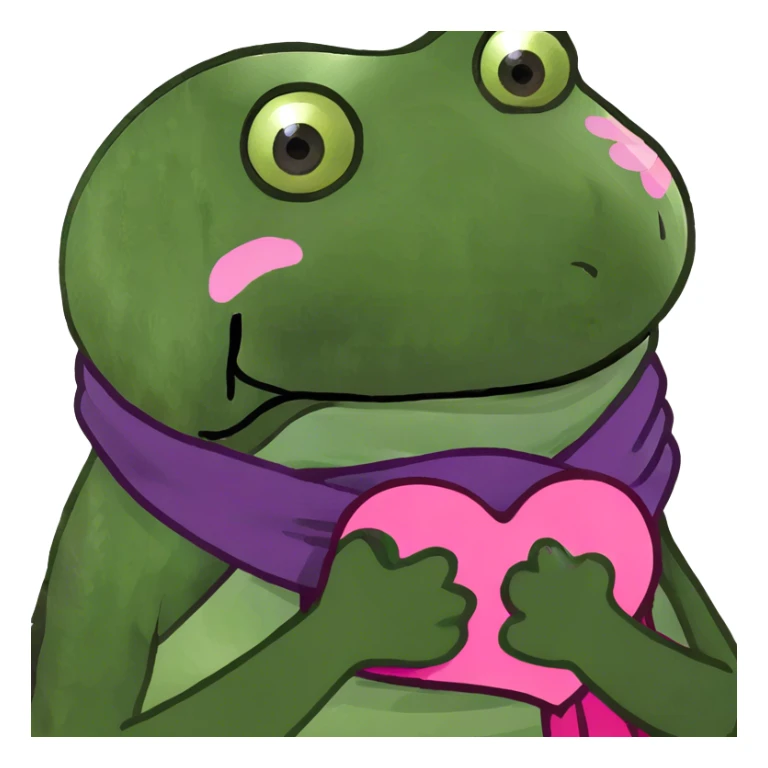 Melting heart pink and purple  sticker