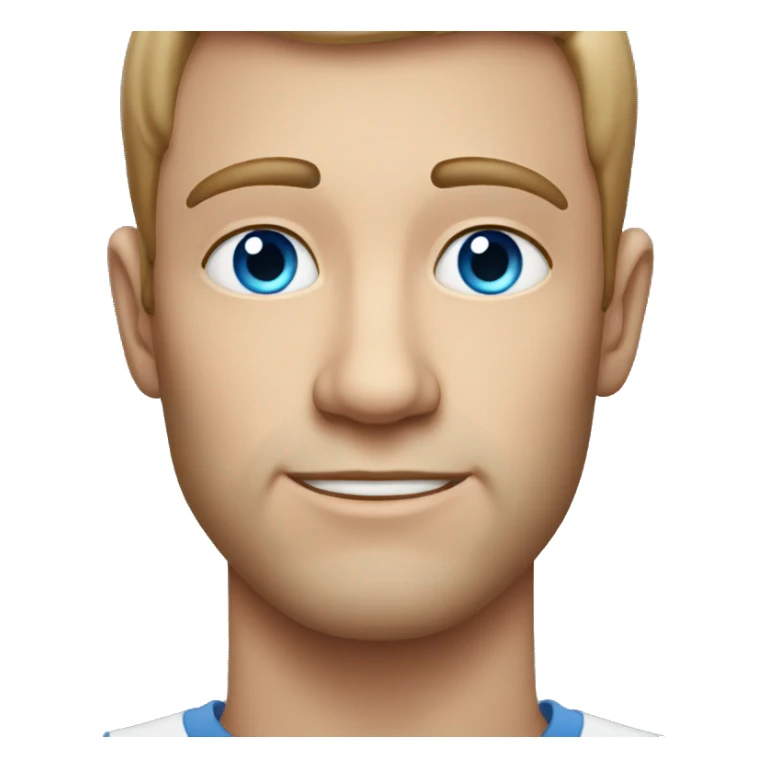 Dad with blue eyes sticker