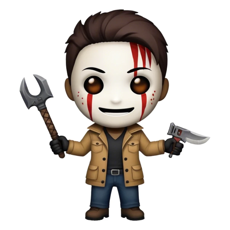 can you create a dead by daylight emoji for twitch? make it chibi design sticker