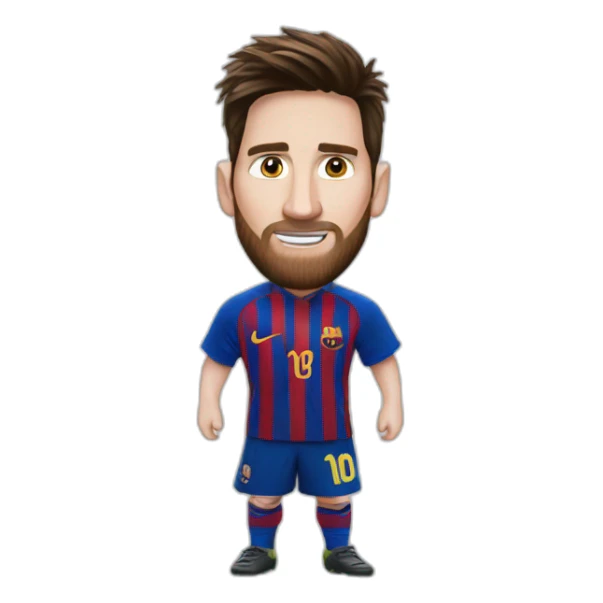 Messi qui gagne la coupe du monde sticker