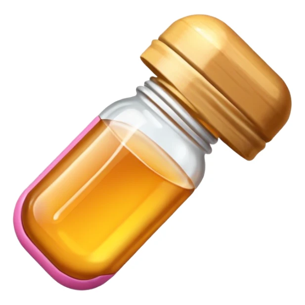 honey and a pink pill (iphone emoji styled) sticker